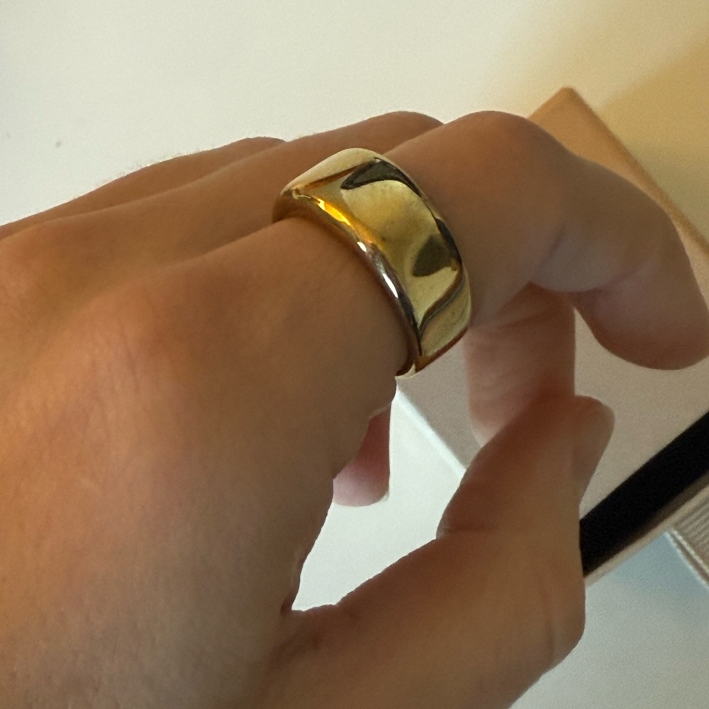 Polished Brass Ring new in Box - Picture 3 of 4